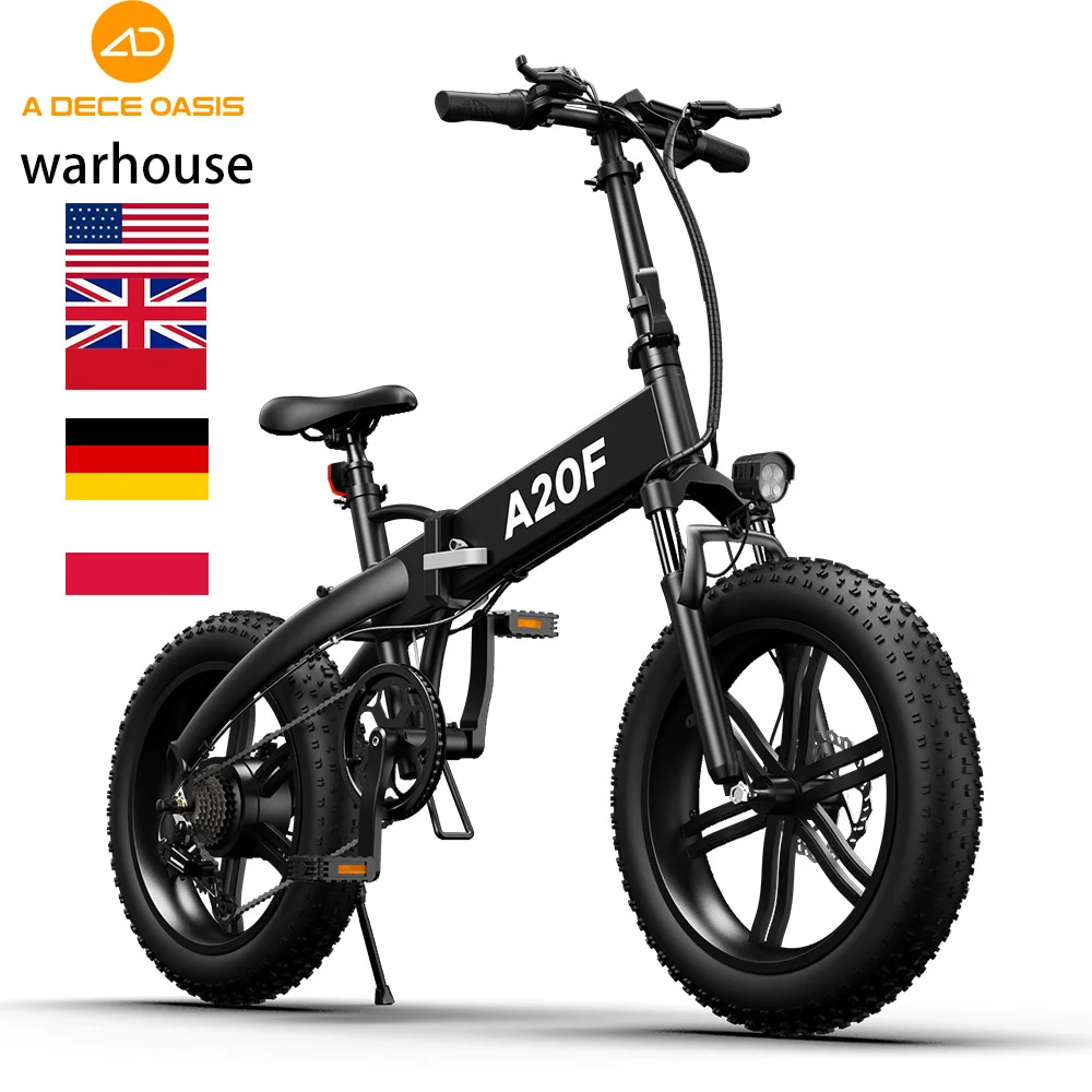 Складной электрический велосипед A20F со склада в США Великобритании и Европе