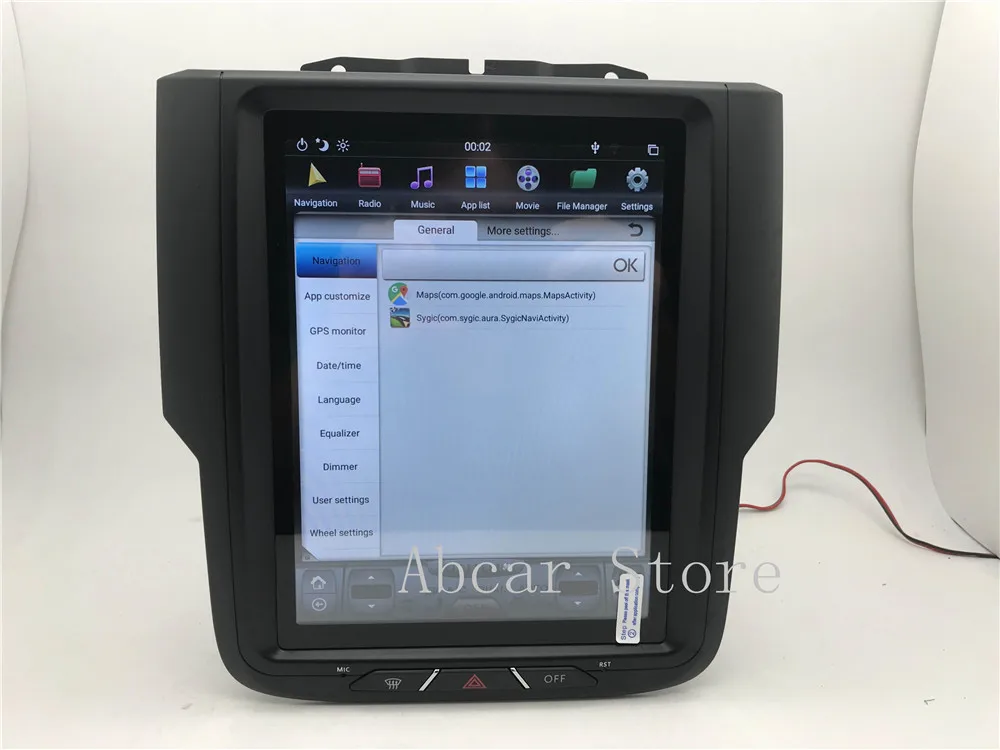 10,4 ''Tesla стиль Android 8,1 автомобильный dvd-плеер gps навигация для Dodge ram 1500- стерео CARPLAY HDMI радио авто ips PX6