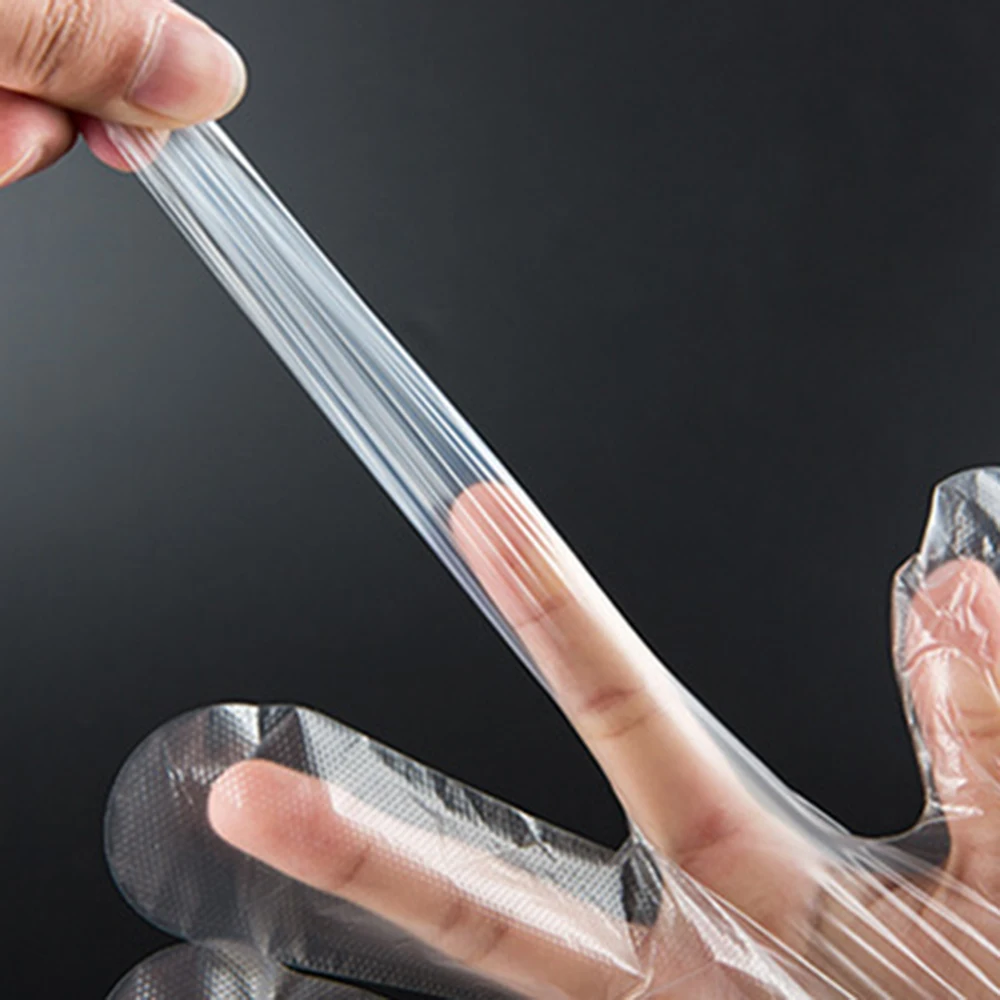 

1000PCS Healty Plastic Clear Gloves Food Cooking Cleaning Home Catering Gloves