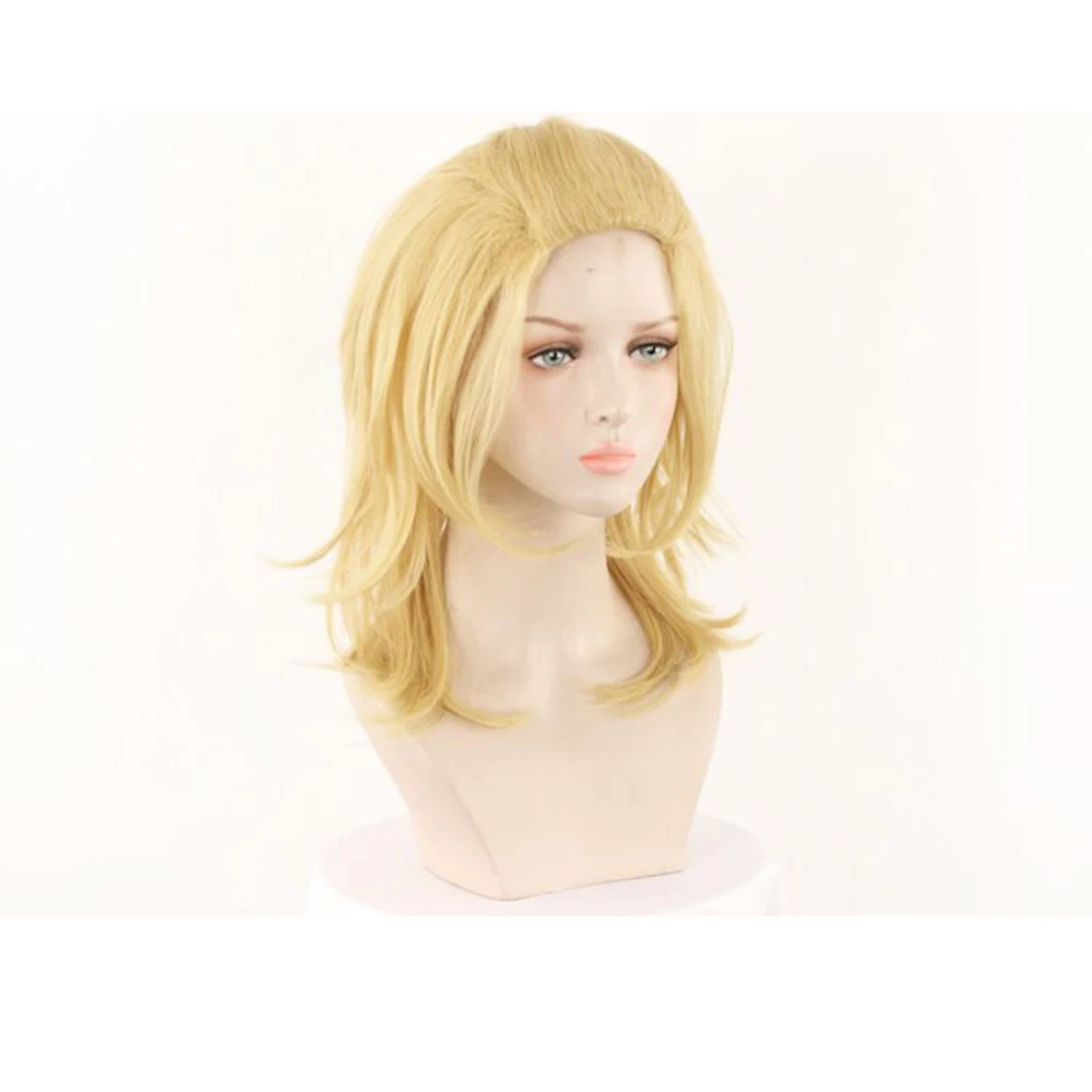 Парик Токио Мстители манджиро Сано для косплея длиной до плеч светлый