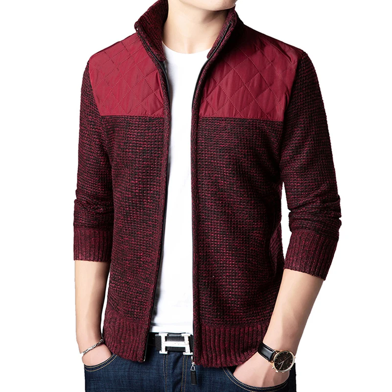 UNIVOS KUNI 2019 мужской модный свитер пальто blusa de frio masculino зимний осенний теплый