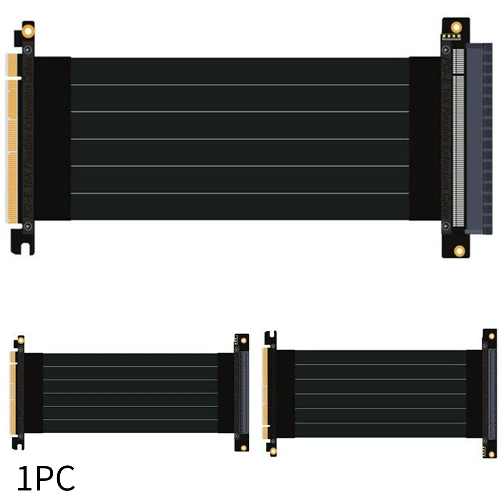 

PC Parts Pci-e 3.0 16x To Pcie X16 Stable Accessory Ports Adapter High Speed Riser Graphics Cards Connector Slot Extension Cable