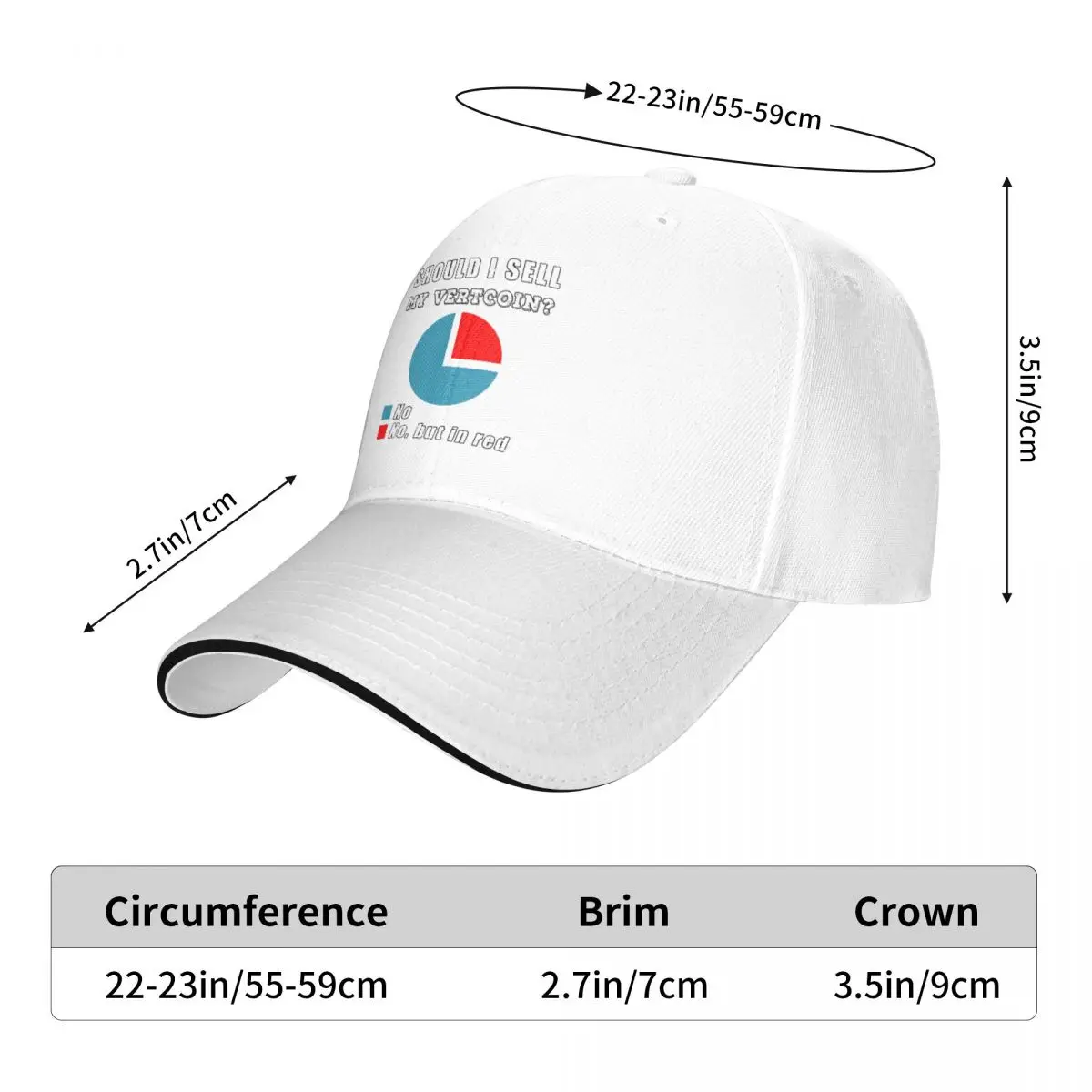 

Should I Sell My Vertcoin Piechart Crypto Toddler Pullover Hoodie Vtc fishing casquette summer Graphic Funny Men's Women's cap