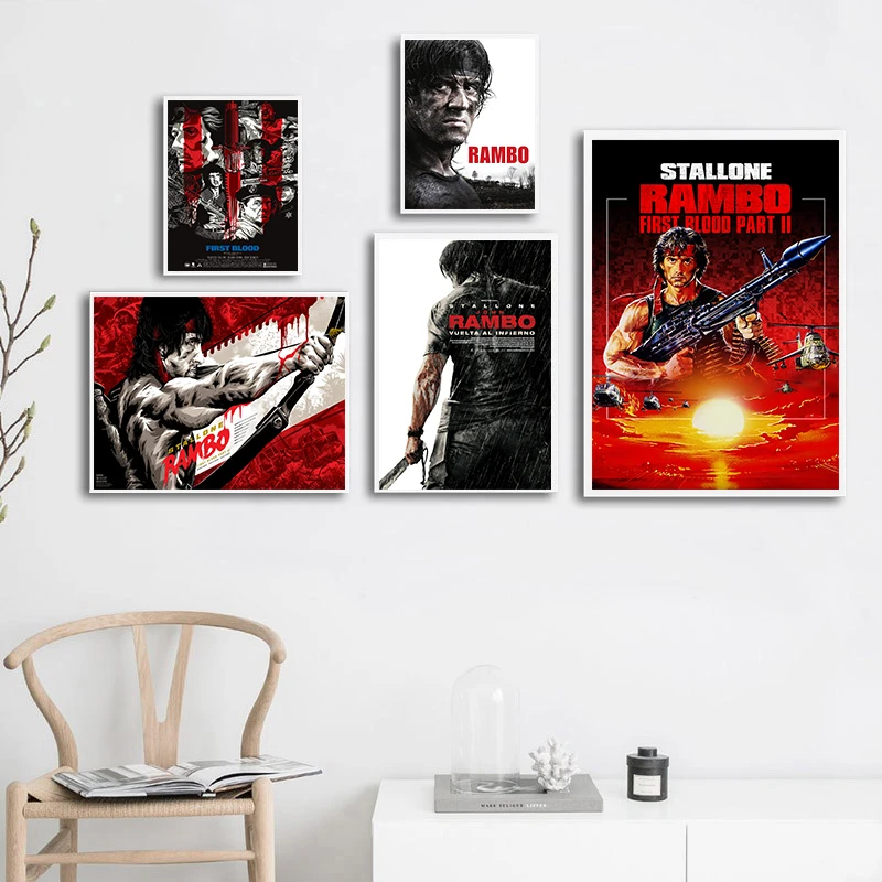 

A Drop Blood Movie Canvas Painting Wall Art Print Modern Poster Wall Pictures For Living Room Decor