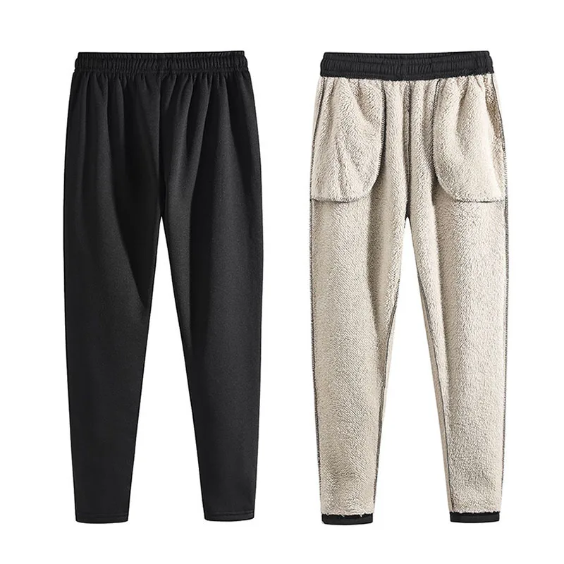 Мужские уличные Зимние флисовые термобрюки сохраняют тепло защищают от пота