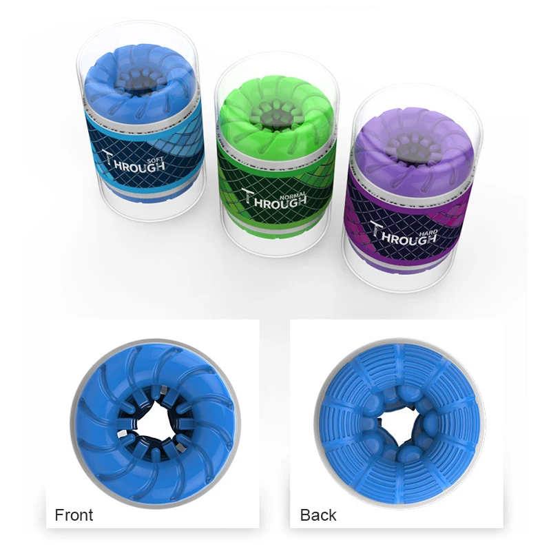 Двухканальный мужской мастурбатор для мужчин эластичный тренажер пениса