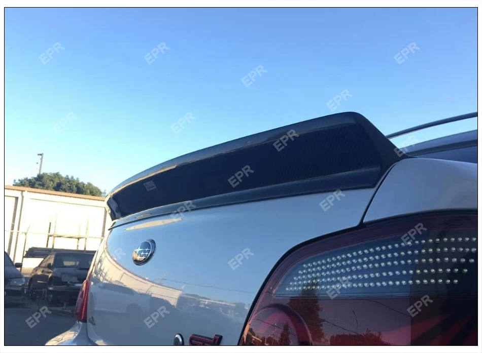 Углеродное крыло губы для SUBARU Impreza GDA GDB GDC Gen 7-9 RB стиль стекло FRP задний спойлер обшивка для Impreza Racing