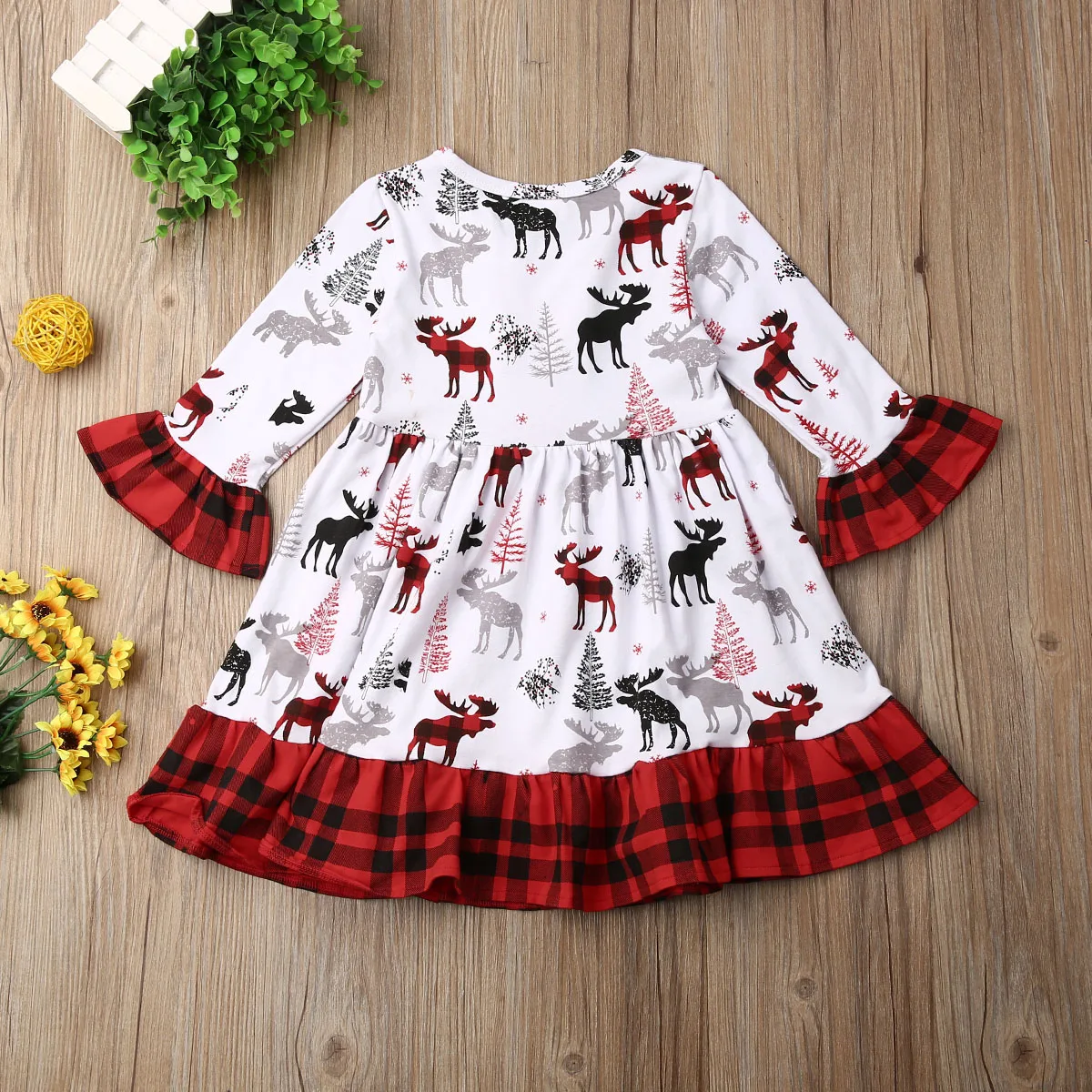 

1-6Years Toddler Baby Girls Kids Winter Princess Christmas Dress Party Dresses Outfits