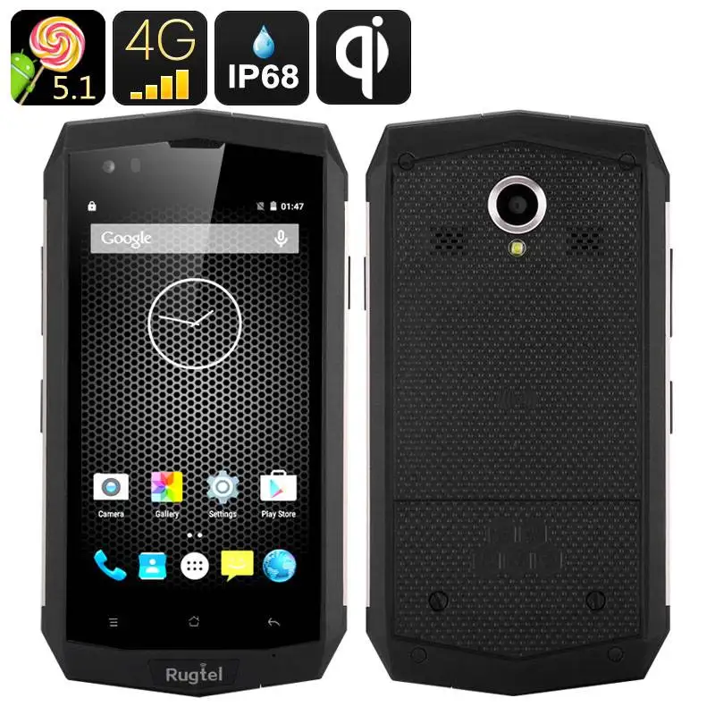 Rugtel X16 смартфон IP68 Водонепроницаемый 2 ГБ 16 4 5 &quot4G LTE MTK6573 четырехъядерный Android 1 3200