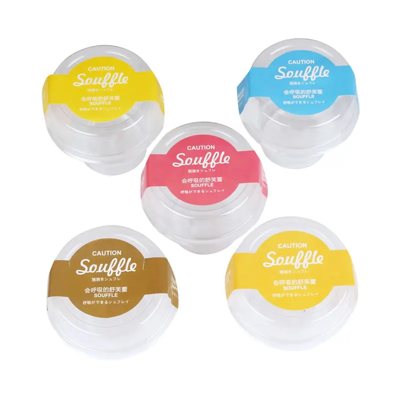 

50pcs High quality baking package transparent pudding jelly yogurt dessert cup small creative transparent plastic cups with lid