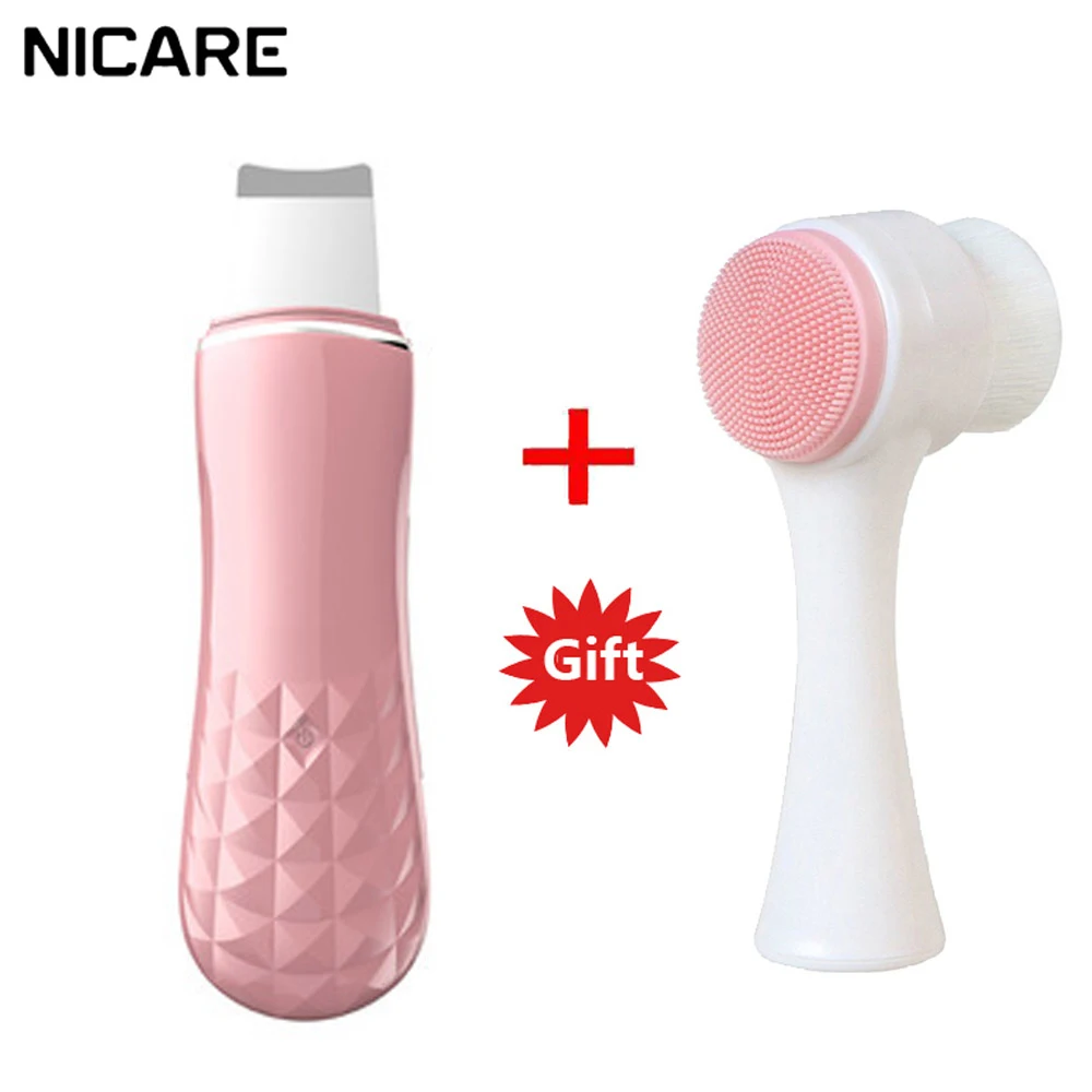 

Ultrasonic Facial Skin Scrubber Constant Temperature Ion Deep Face Cleaning Peeling Shovel Exfoliating Skin Face Lifting Spatula