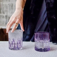 Creativity Crystal glass wine cup whisky wine cup red wine cup set European family cup Living Room Table Decor Crafts