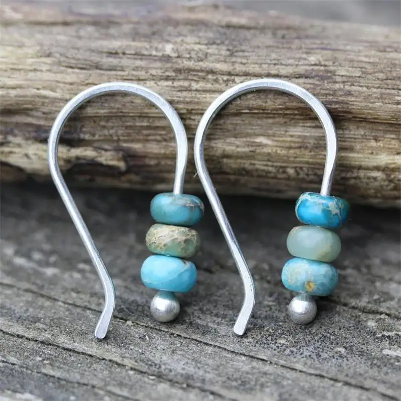

Fashion Silver Color Bohemian Earrings Tiny Dangle Earrings for Women Female Party Wedding Earring Boho Jewelry Gifts