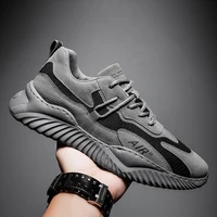 men grey sneakers outdoor jogging shoes male fashion breathable tourism casual training running mesh gym shoes zapatillas flats