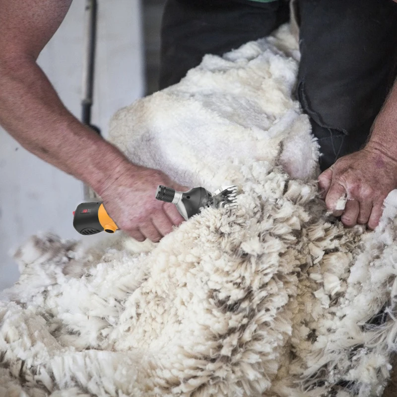 500 Вт 6 скоростей электрическая машинка для стрижки овец коз Триммер Инструмент