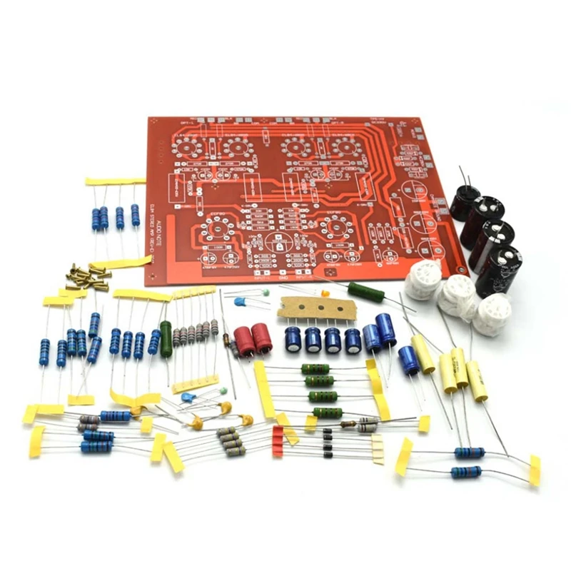 

Hi-End Stereo Push-Pull EL84 Vaccum Tube Amplifier PCB DIY Kit With Capacitance D4-004