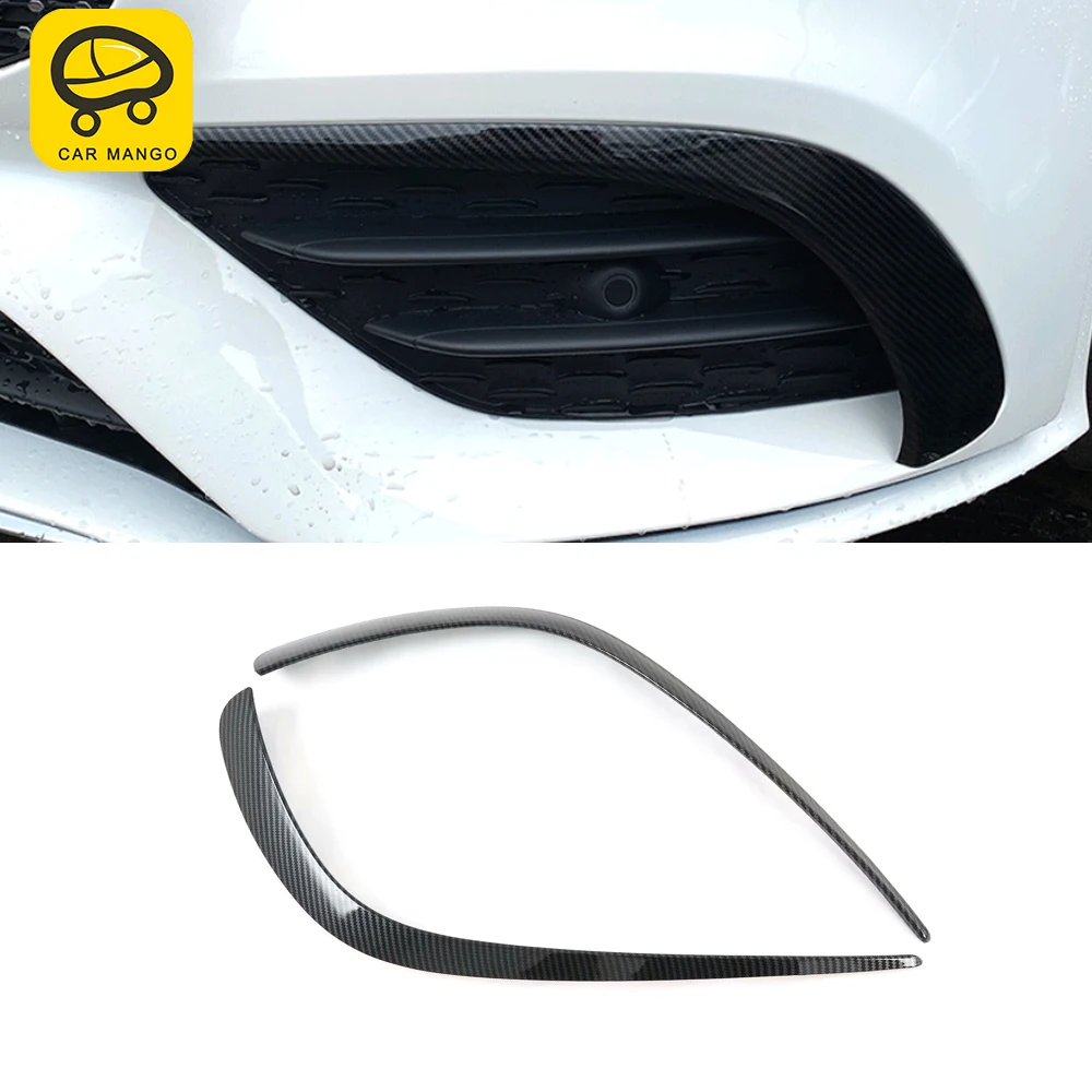 

CarMango for Mercedes-Benz CLA C118 2019-2021 Car Accessories Front Spoiler Side Wing Trim Diffuser Sticker Decoration Protector