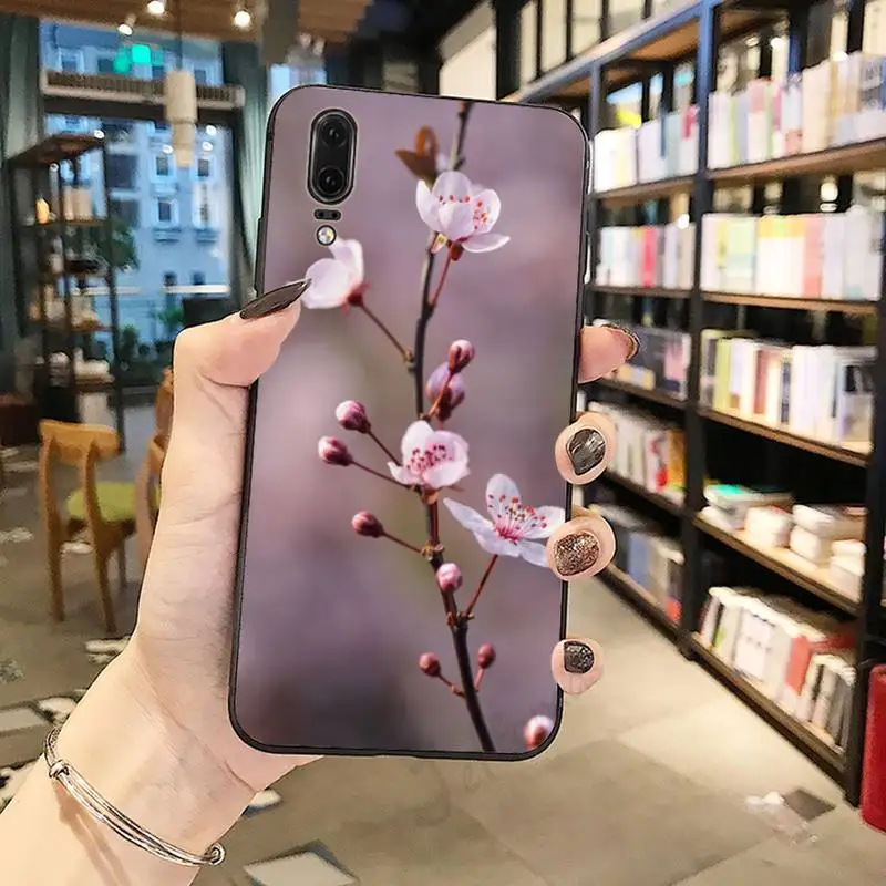 

Flor ciruela flor Pink flowers Phone Case For Huawei honor Mate P 10 20 30 40 Pro 10i 9 10 20 8 x Lite
