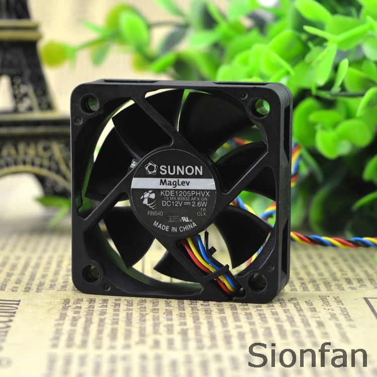 Для Jianyuan SUNON KDE1205PHVX 5015 12 В 2 6 Вт 5 см/см PWM контроль скорости вентилятор тестирование