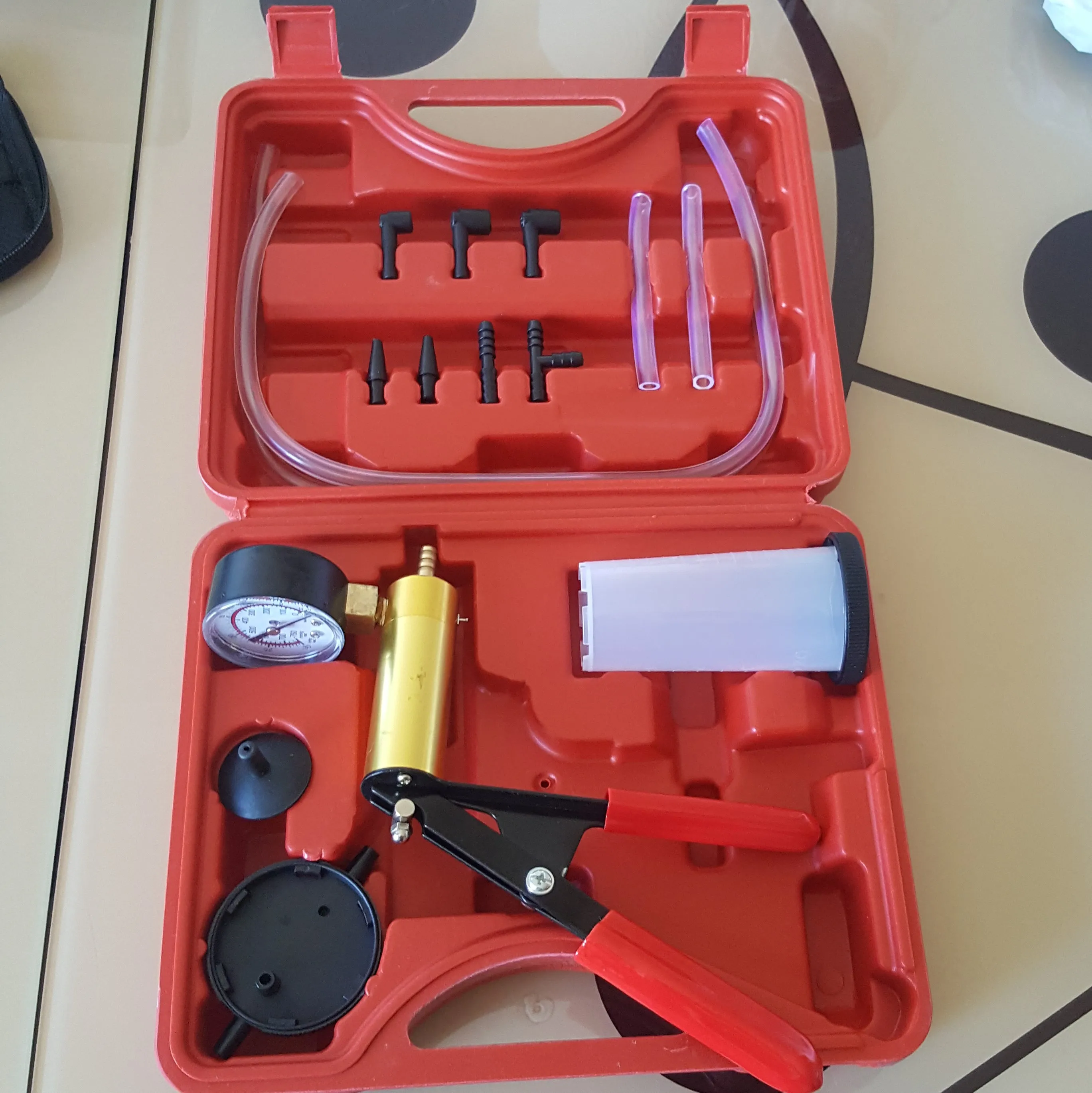 

Ручной тормоз Bleeder тест er Набор вакуумный насос для автомобиля Мотоцикл само вакуумный насос Наборы для автомобиля тест настройки транспор...