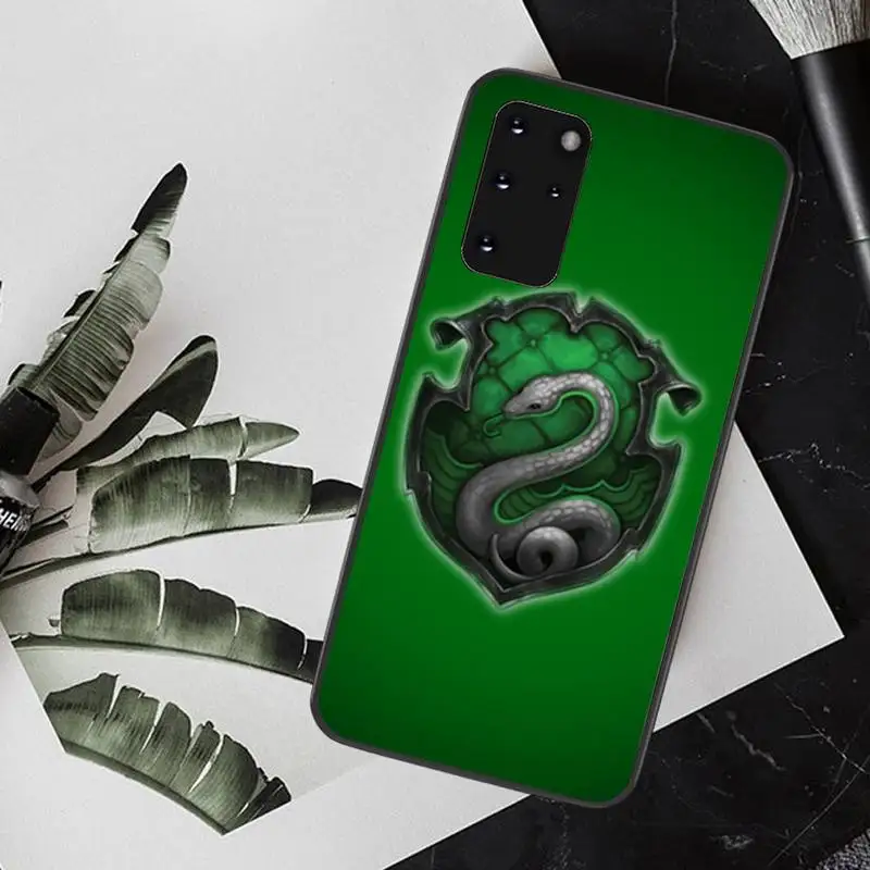 

HPCHCJHM Harry always Slytherin School DIY Printing Phone Case Capa for Samsung S20 plus Ultra S6 S7 edge S8 S9 plus S10 5G