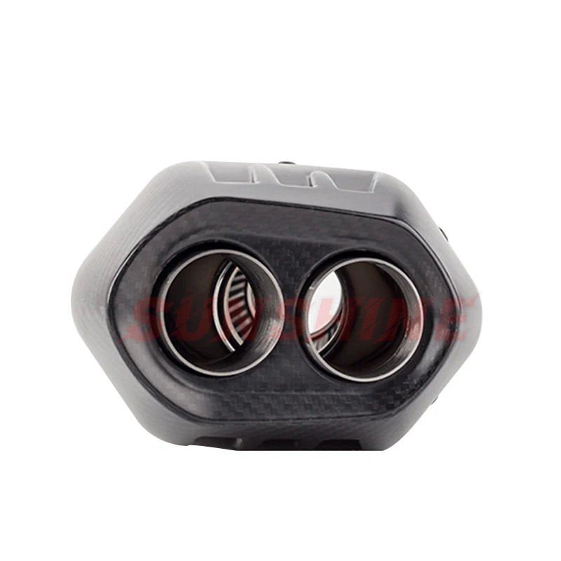 Выхлопной глушитель мотоцикла из углеродного волокна 51 мм для MT09 xmax 300 CB650F trk 502