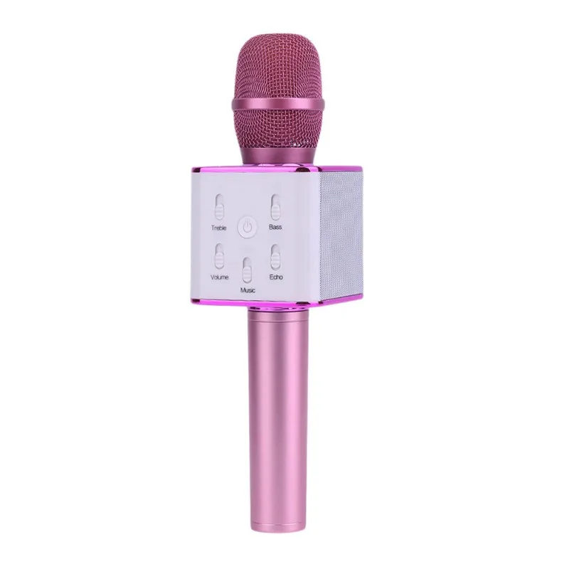 Wireless Original Brand Q7 Bluetooth Karaoke Microphone Professional Player Speaker With Carring Case For Iphone Android | Электроника