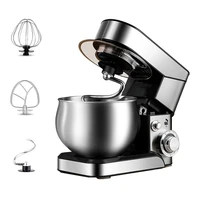 1200w electric whisk multifunction food processor mixer 5 5l silent kneading 6 speed with stainless steel bowl dough machine