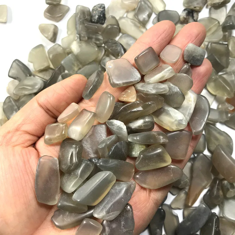 Прямая доставка 100g 3 Размеры натуральный черный Sunstone из лунного камня