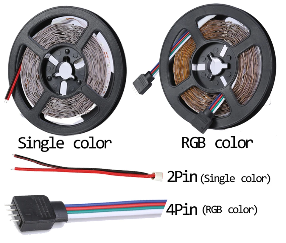 Светодиодная лента RGB светильник 2835 12 в пост. Тока гибкая светодиодная Диодная 60
