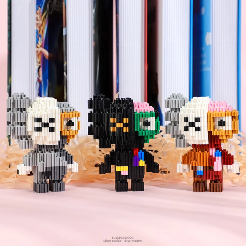 

Kaw 8.5*8.5*8.5Small particles of building blocks for boys and girls assembling puzzle assembling plastic toy model OriginalFak