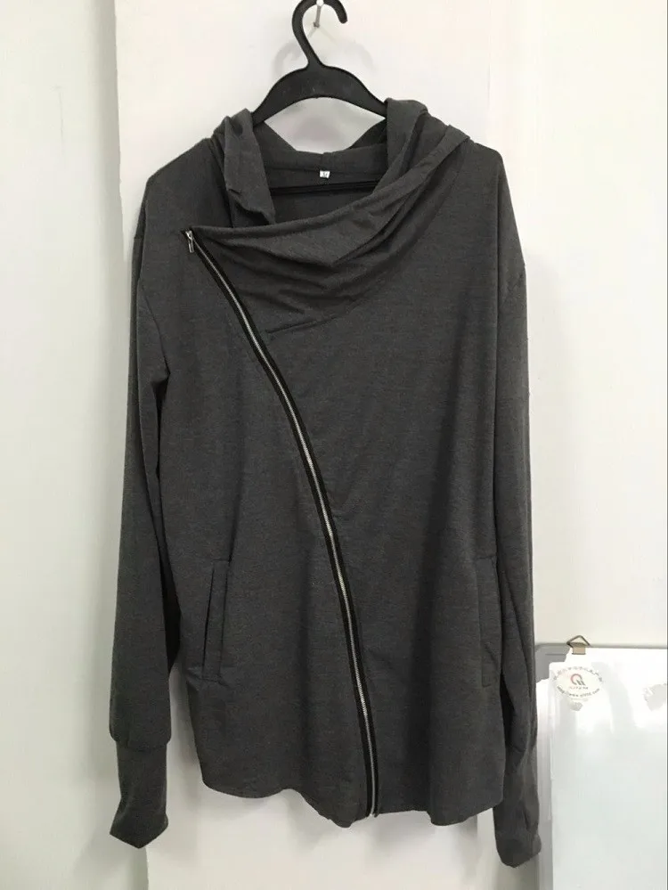 Мужские толстовки Metropolitan спортивная одежда диагональная молния верхняя куртка