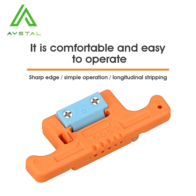 FTTH Fiber Optic Stripping 1.9-3mm Optical Fiber Longitudinal Cable Stripper MSAT5 Access Tool MSAT-5 Loose Buffer Tube Stripper