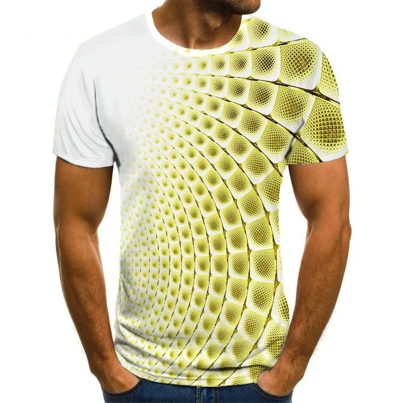 

Summer novelty, multi-color 3D graphics printing T-shirts, custom streetwear for men and women, casual clothes shirts T-shirts