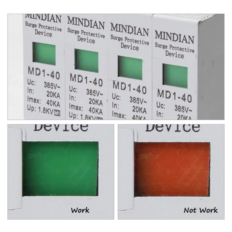 

40KA Surge Protective device for Solar power System 4P Surge Protection Device SPD for solar energy system