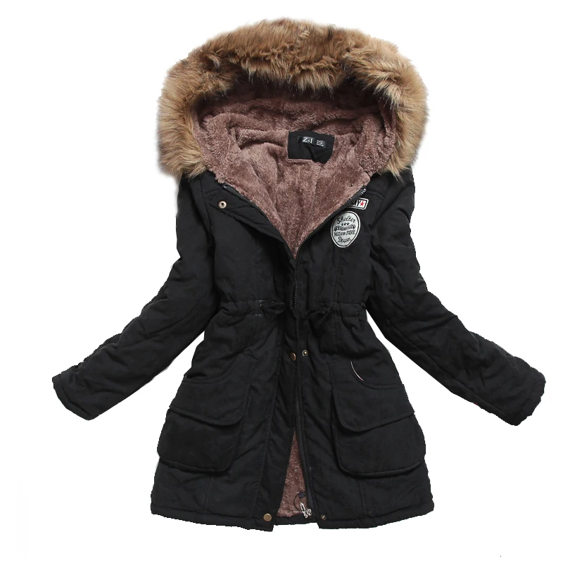 

Women's Padded Jacket For Fall/winter 2021 New Style European And American Style Long-sleeved Lamb Wool Padded Jacket