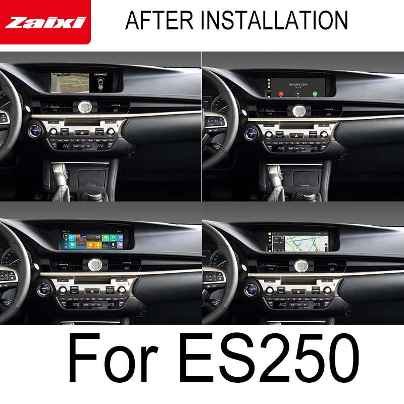 ZaiXi Android озу для Lexus ES 250 ES250 2014 ~ 2017 GPS сенсорный экран мультимедийный плеер стерео