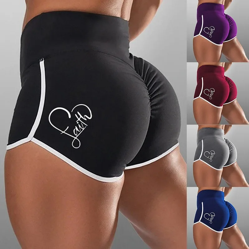 

Sexy Women Sports Shorts Yoga Skinny Shorts Gym Training Shorts Print Shorts Exercise Workout Underwear