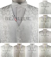 mens suit tuxedo floral vest for wedding size xxs 15xl