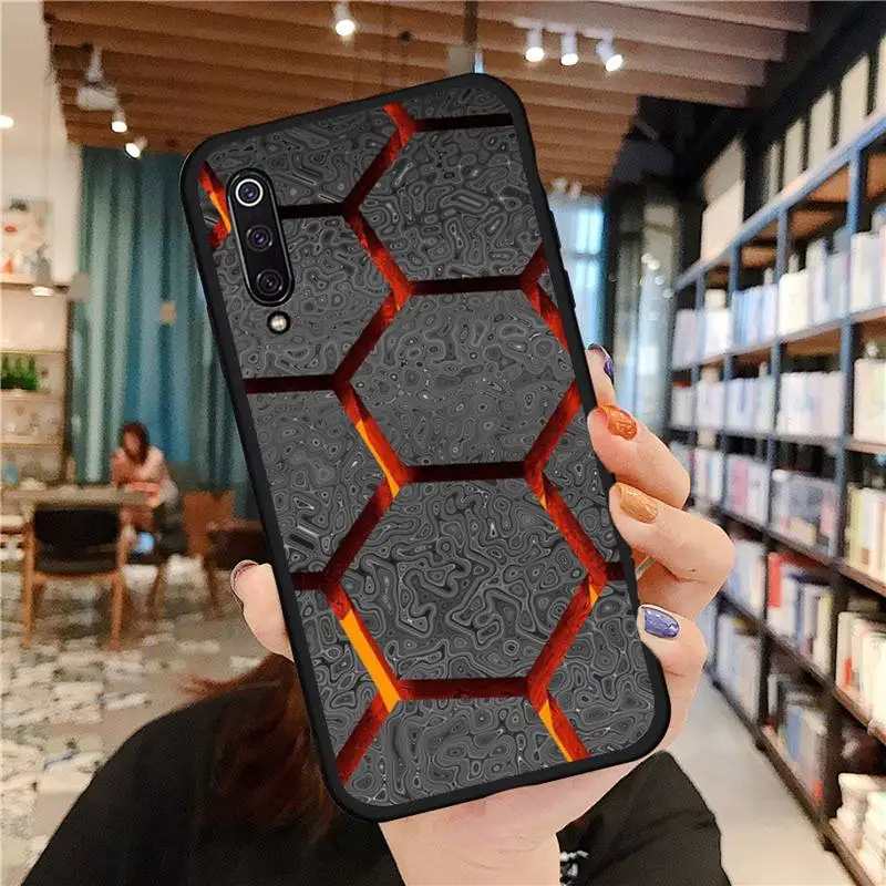 

Hexagonal lattice Phone Case For Xiaomi Redmi mi note 7 8t 9 9t 9s 8 10 10t 11 pro lite K20 max 3