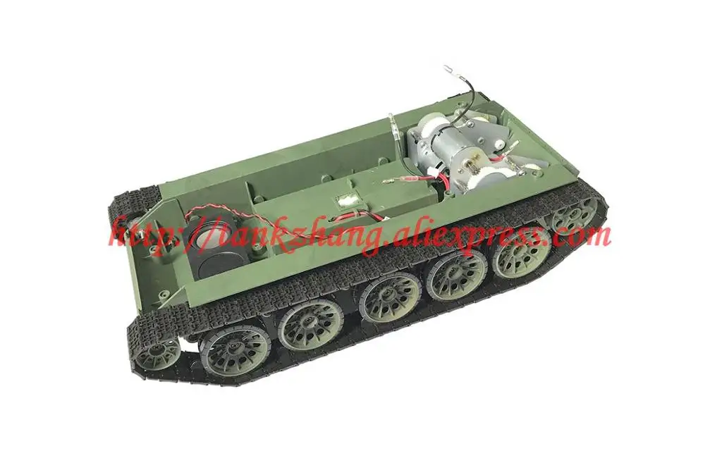 HENGLONG 3909/3909-1 RC Танк Россия T-34/85 1/16 Запасные части № Chassic с металлической рукояткой/колесами/пластиковая гусеница-версия 6,0