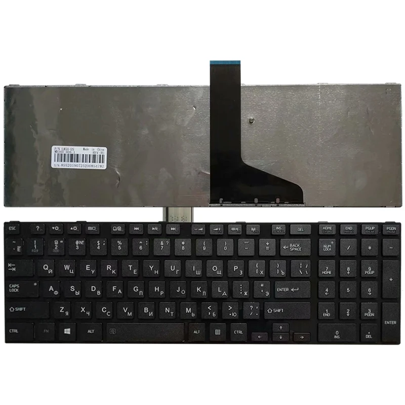 Новая русская клавиатура для ноутбука TOSHIBA SATELLITE L850 L850D P850 L855 L855D L870 L870D RU черная