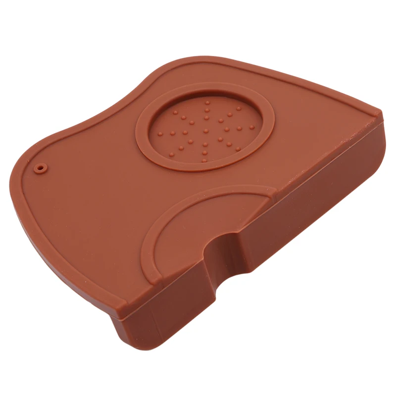 Silicone Coffee Tamper Mat Holder Espresso Maker Support Base Non-Slip Flexible Corner Barista Tea Bar Tool M | Дом и сад