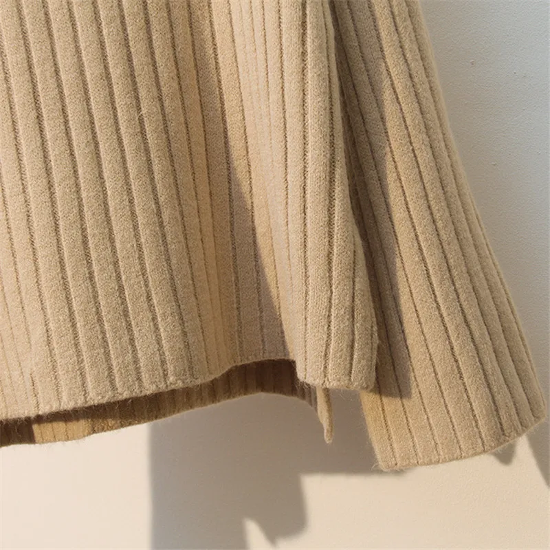 

Saythen Women Sweaters Turtleneck Pullovers Soft Wool Knitting Loose Pullovers Long Sleeve Female Jumpers 2020 Autumn Winter