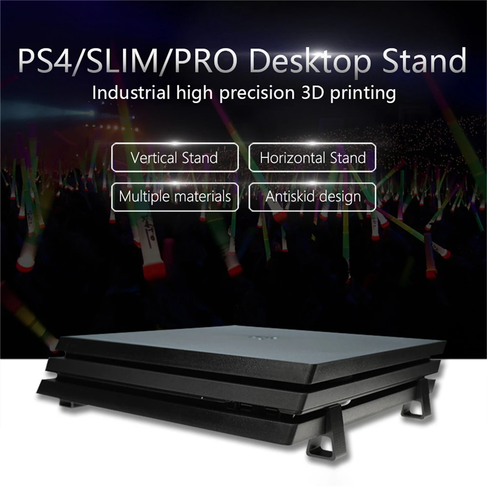 4 шт. горизонтальная версия кронштейна для Sony Playstation4 PS4 Slim Pro игровая машина охлаждающая база плоский кронштейн