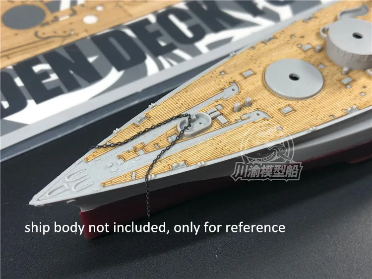 1/700 весы деревянный колоды для Трубач 05768 ВМС США Колорадо BB 45 1944 модель