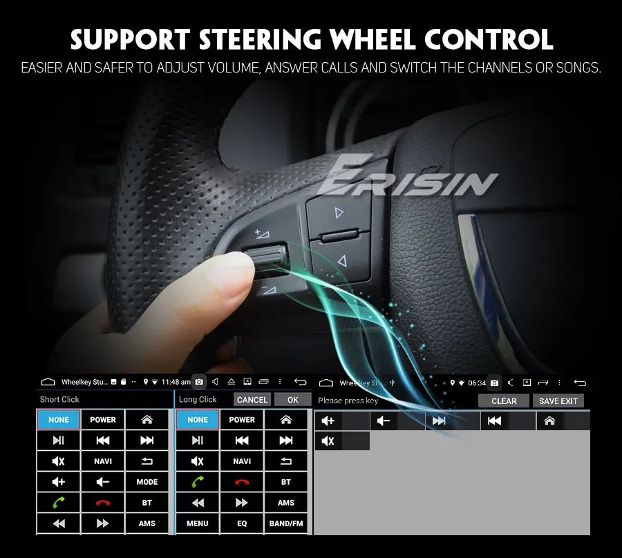 Erisin ES7718C " Android 9,0 Восьмиядерный 4 Гб ram автомобильный DVD Радио BT для Mercedes C/CLC/CLK Klasse W203 W209