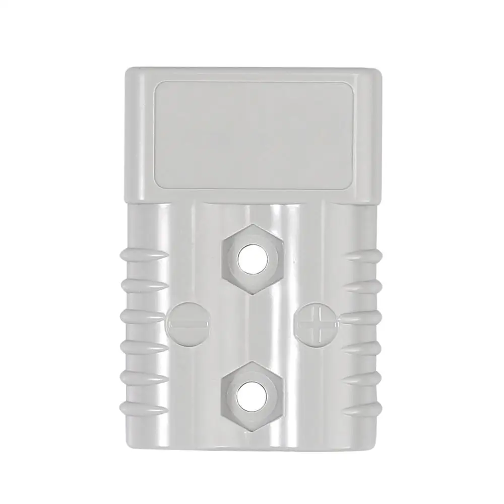 TANiCE 2Pcs 175A 600V For Anderson Style Plug Connectors With 1/0 AWG Silver Plated Solid Copper Terminal AC/DC Power Tool Kit |
