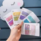 Заколки для волос женские, разноцветные, геометрические, квадратные, треугольные, летние