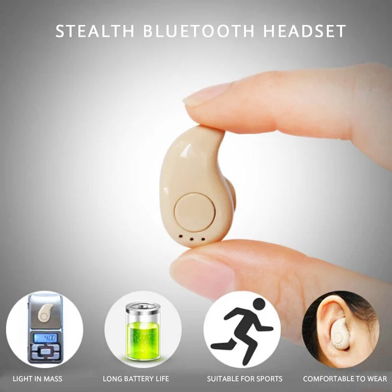 Беспроводные мини-наушники Bluetooth 4 0 водонепроницаемые спортивные